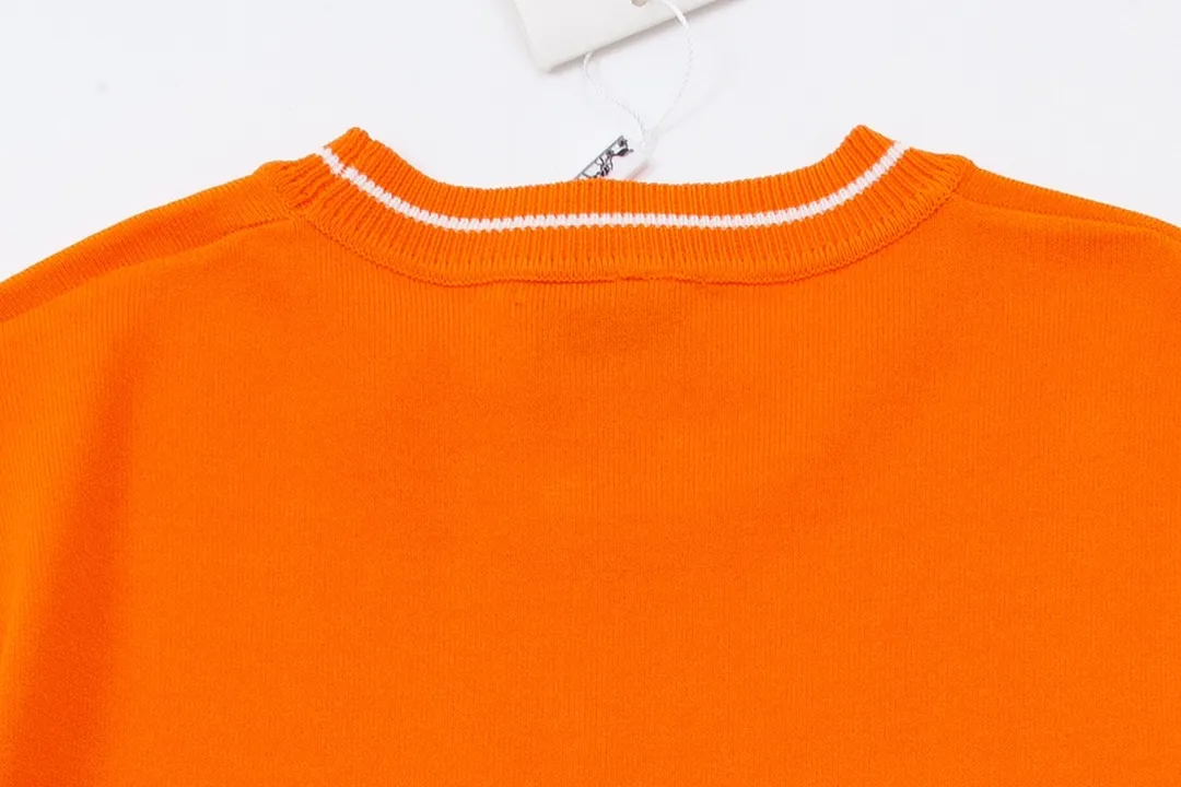 HERMES ， Retro Same Style T Versatile : Orange Size：M-3XL